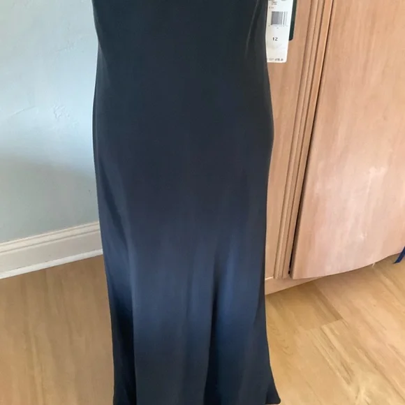 Lauren Ralph Lauren Black silk bias cut slip dress Maxi Dress CBK style 12 - Picture 13 of 16